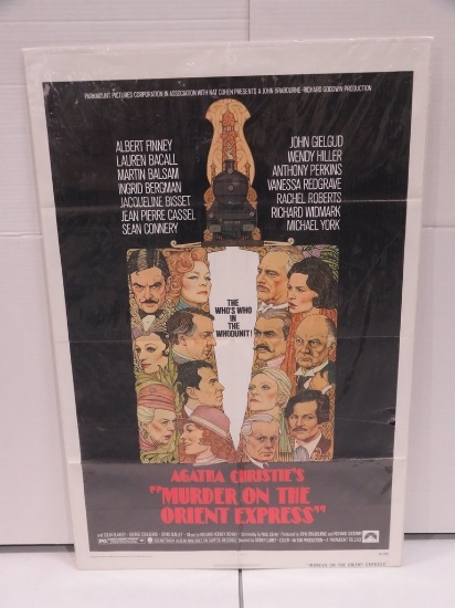 Agatha Christie's "Murder on the Orient Express" 1974 One Sheet Poster