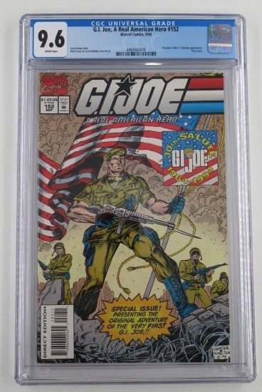 G.I. Joe A Real American Hero #152 CGC 9.6/Low Print Run/Scarce