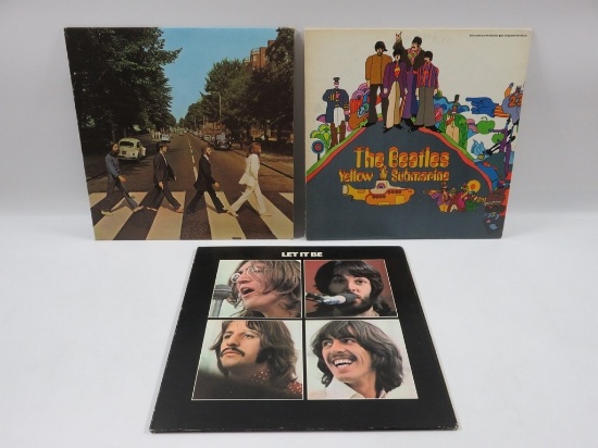The Beatles LP Vinyl Record Lot of (3)