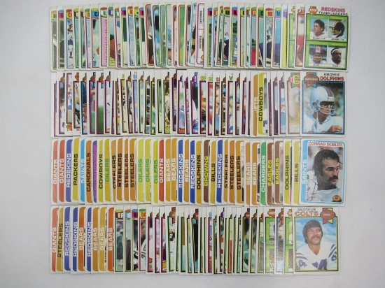 1977 to 1979 Topps Football Cards Lot