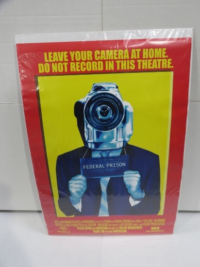 "Federal Prison" Anti-Piracy Movie Theater Ad MPAA & NATO One Sheet Poster