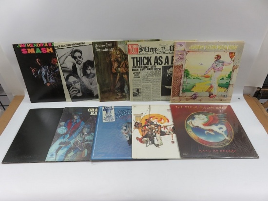 Classic Rock Vinyl Record Lot of (10)