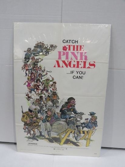 Catch the Pink Angels...If You Can! 1971 Lawrence Brown One Sheet Poster