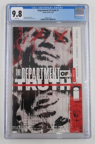 Department Of Truth #1 CGC 9.8 JFK Cover/Image Comics