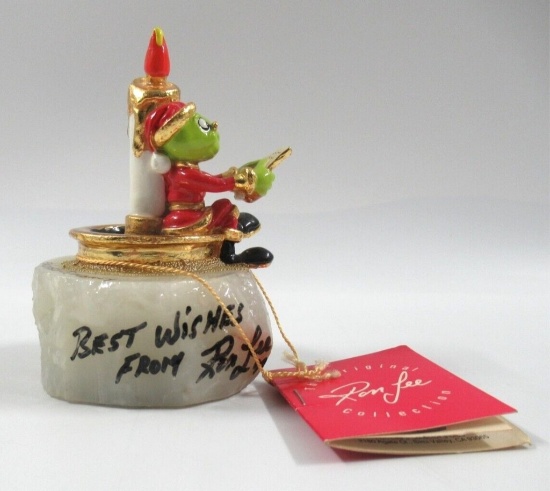 Ron Lee Jiminy Cricket Figure w/Marble Base (1991) 958/2750 Signed
