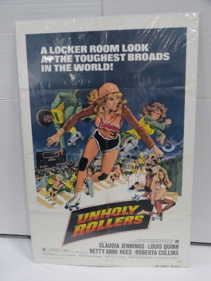 Unholy Rollers 1972 Vernon Zimmerman One Sheet Poster