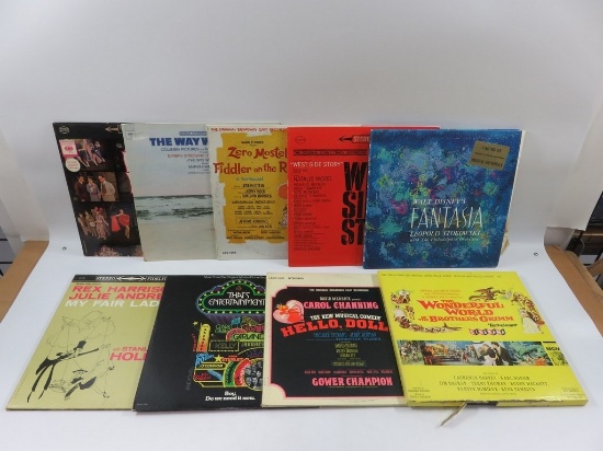 Broadway/Soundtrack Assorted Vinyl Record Lot of (9)
