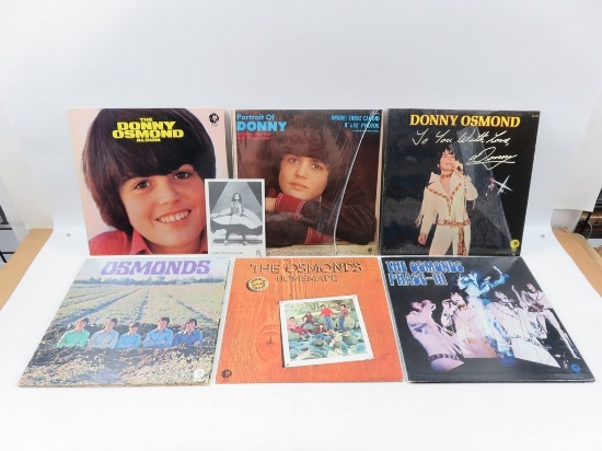 Donny Osmond/The Osmonds Vinyl Record Lot of (6)