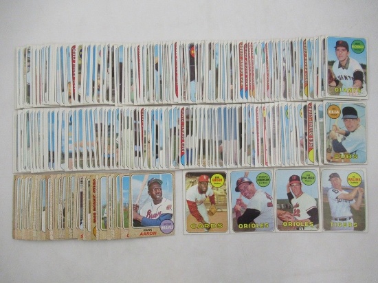 1968/69 Topps Baseball Card Lot/Kaline/Robinson/Gibson/More
