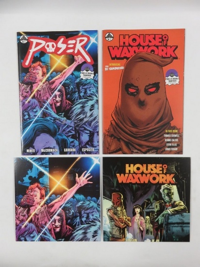 House of Waxwork  #3 + Poser #2 W/ Original Soundtracks - Waxwork Comics 2018