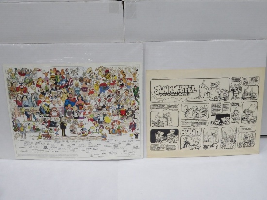 Cartoonist & Comic Artist Art Print Lot of (2)