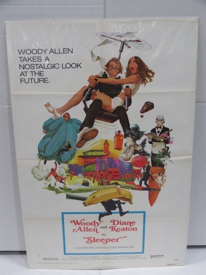 Sleeper 1974 Woody Allen One Sheet Poster
