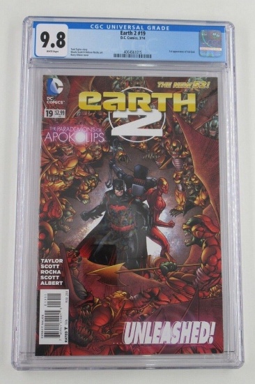 Earth 2 #19 CGC 9.8 1st Appearance of Val-Zod/Michael B. Jordan