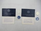 1971 + 1974 Eisenhower Dollars 40% Silver Dollars