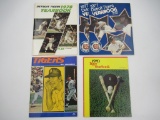 Detroit Tigers Baseball 1970-1978 Yearbook Lot