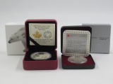 2017 Canada $20/Silver Dollar Fine Silver Coins Lot of (2)