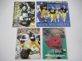 University of Michigan Football Program Lot 1981-1994