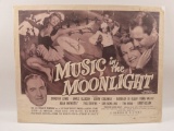 Music in the Moonlight 1950 Ice-Capades Half Sheet Poster