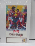 Leonard Vs. Duran III 1989 Boxing Bout Match Budweiser Poster