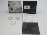 Lot of (3) 2014 Canada 50 Dollars Fine Silver Coins/Snow Owl
