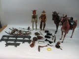 Vintage Marx Johnnie West/Geronimo + More Lot