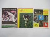 Detroit Tigers 1968/1969/1970 Yearbooks w/Autographs!