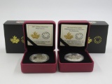 2017 Canada $10/Silver Dollar Fine Silver Coins Lot of (2)