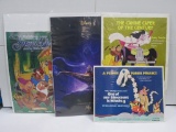 Walt Disney Animated Feature Film One Sheet Posters Lot of (4)
