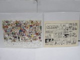Cartoonist & Comic Artist Art Print Lot of (2)