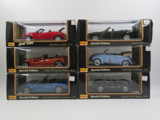 Maisto 1:18 Scale Die-Cast Vehicle Lot