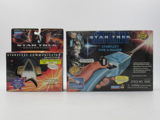 Star Trek Communicator + Type II Phaser/Playmates
