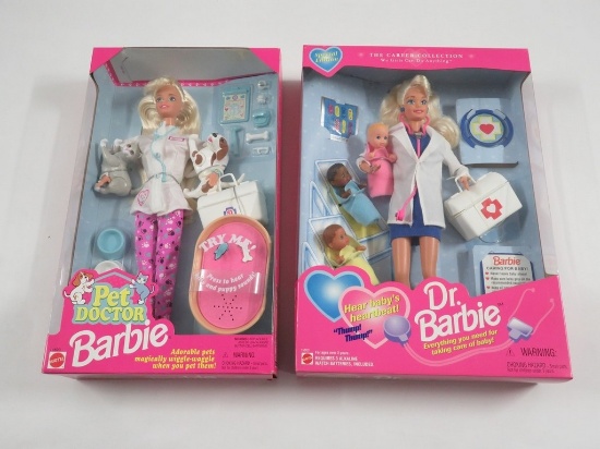 Barbie Dr. Barbie + Pet Doctor Barbie Career Dolls