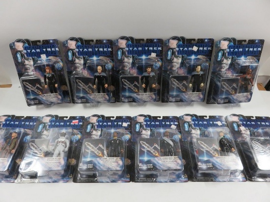 Star Trek First Contact Set of 11 Figures/1996