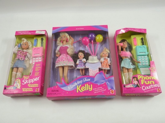 Barbie Phone Fun Skipper/Courtney + Birthday Fun Kelly