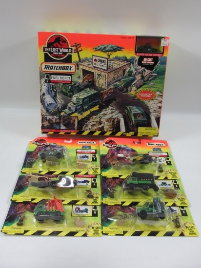 Jurassic Park Matchbox Playset/Figure/Vehicles Lot
