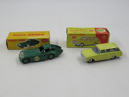 Dinky Toys Vintage Car Lot w/Boxes #163 + #141
