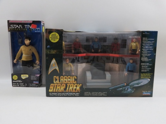 Classic Star Trek Bridge Figure Set + 9 inch Sulu Figure