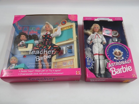 Barbie Teacher + Astronaut  Career Dolls