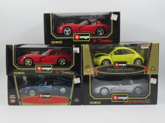Bburago 1:18 Scale Die-Cast Vehicle Lot
