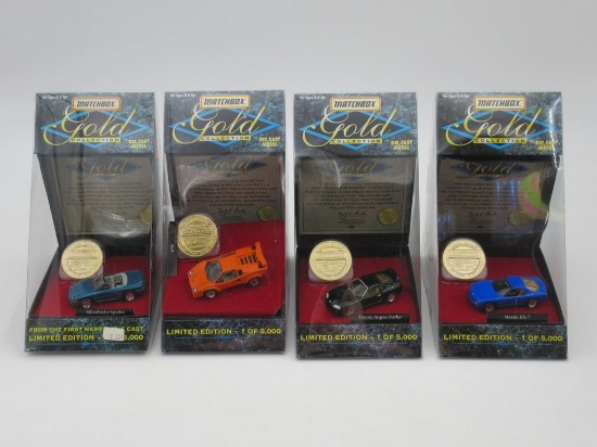 Matchbox Gold Collection Lot of (4) Limited to 5000 Each!