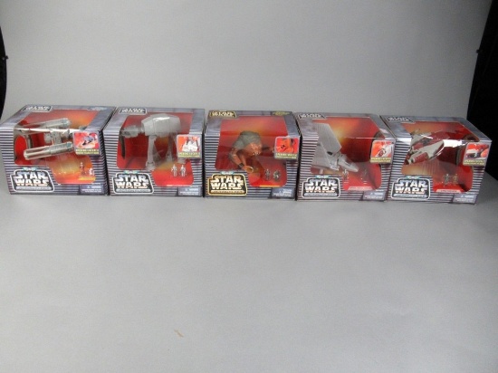 Star Wars Action Fleet Vehicles w/Figures Lot