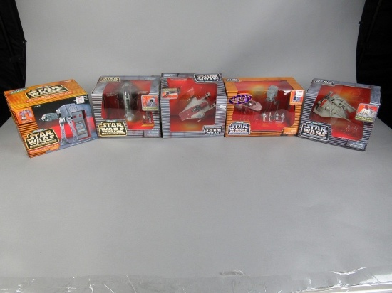 Star Wars Action Fleet Vehicles w/Figures Lot
