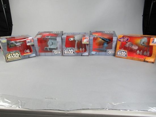 Star Wars Action Fleet Vehicles w/Figures Lot