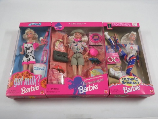 Barbie Paleontologist/Got Milk/Olympic Gymnast