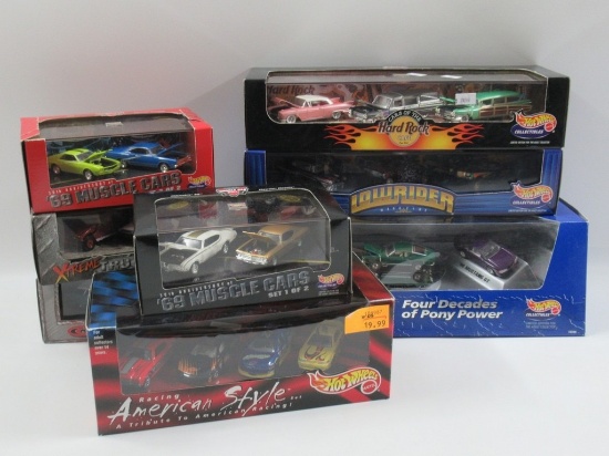 Hot Wheels Die-Cast Collector Sets Lot