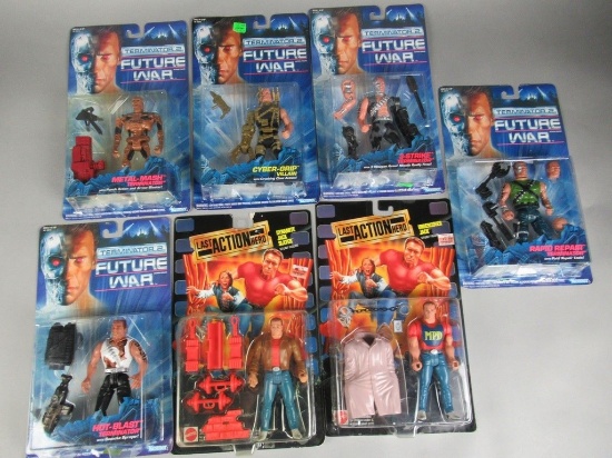 Terminator 2 Future War + Last Action Hero Figure Lot