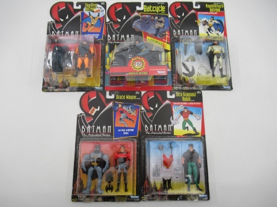 Batman Animated Series Figures + Batcycle Lot
