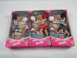 Barbie College University Cheerleader Lot of (3)