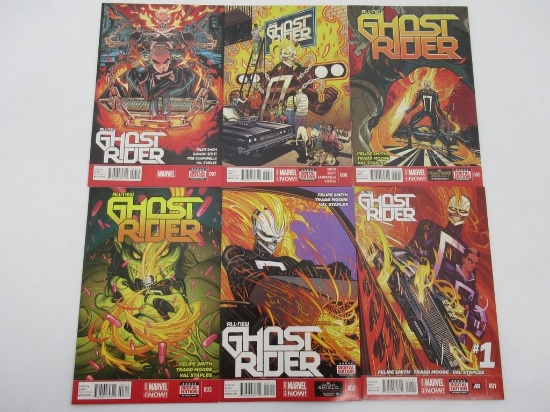 All-New Ghost Rider #1-3 + #5-7/First Robbie Reyes Ghost Rider