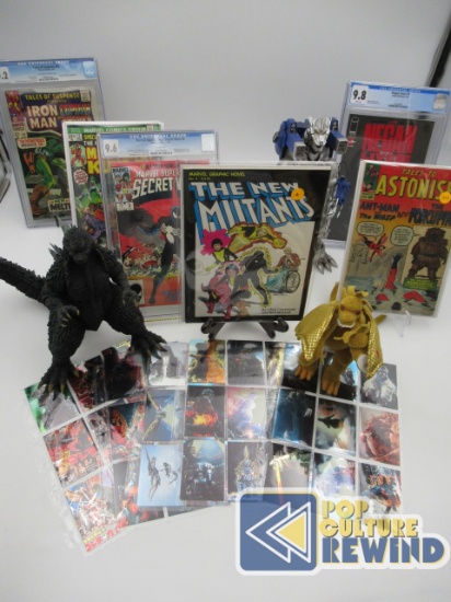 PCR: Silver to Modern Age Comics + Godzilla Toys